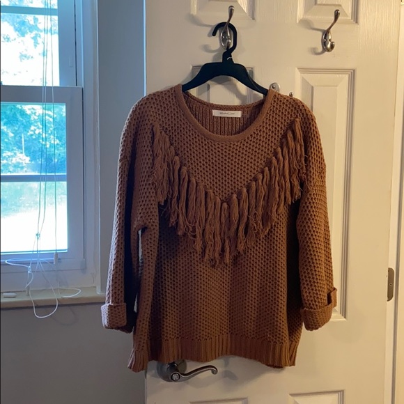 Mustard Seed Sweaters - Rust orange cable knit sweater Mustard Seed Sweaters - Rust orange cable knit sweater